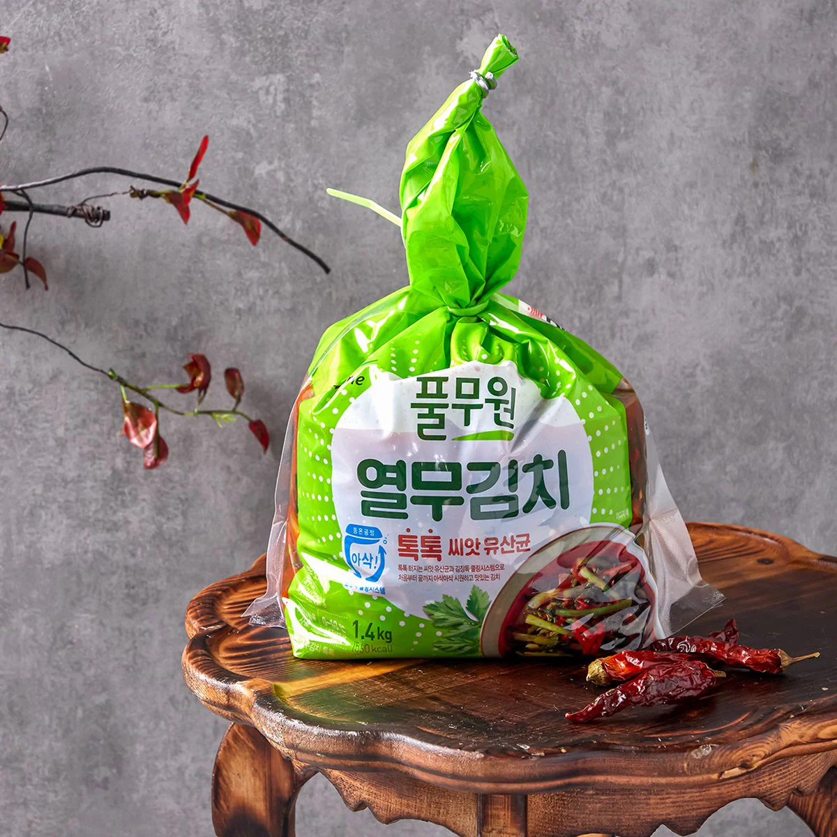 삼진지.에프 수라상 열무김치 1.2KG 썸네일 3