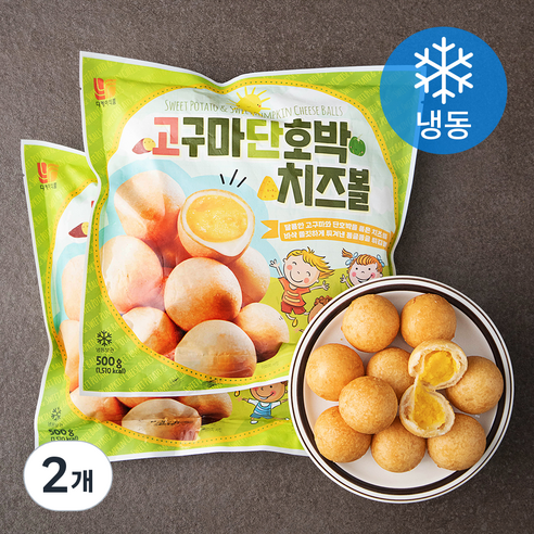 삼색떡(치즈,고구마,단호박,수입1kg) 썸네일 2