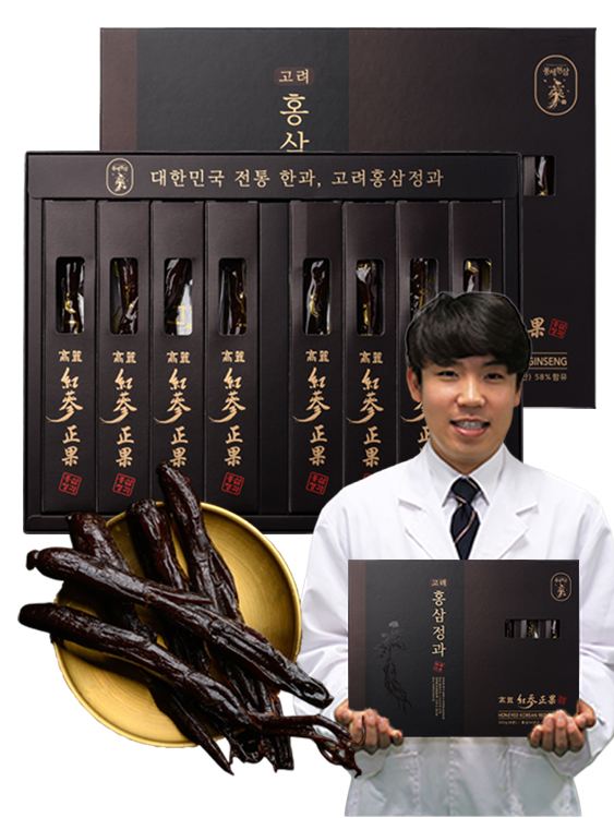 홍천6년근인삼 홍삼정과 300g 썸네일 3