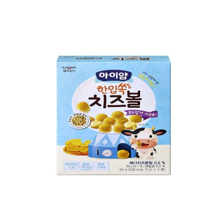 일동후디스(주) 아기밀냠냠 치즈볼 60G 썸네일 2