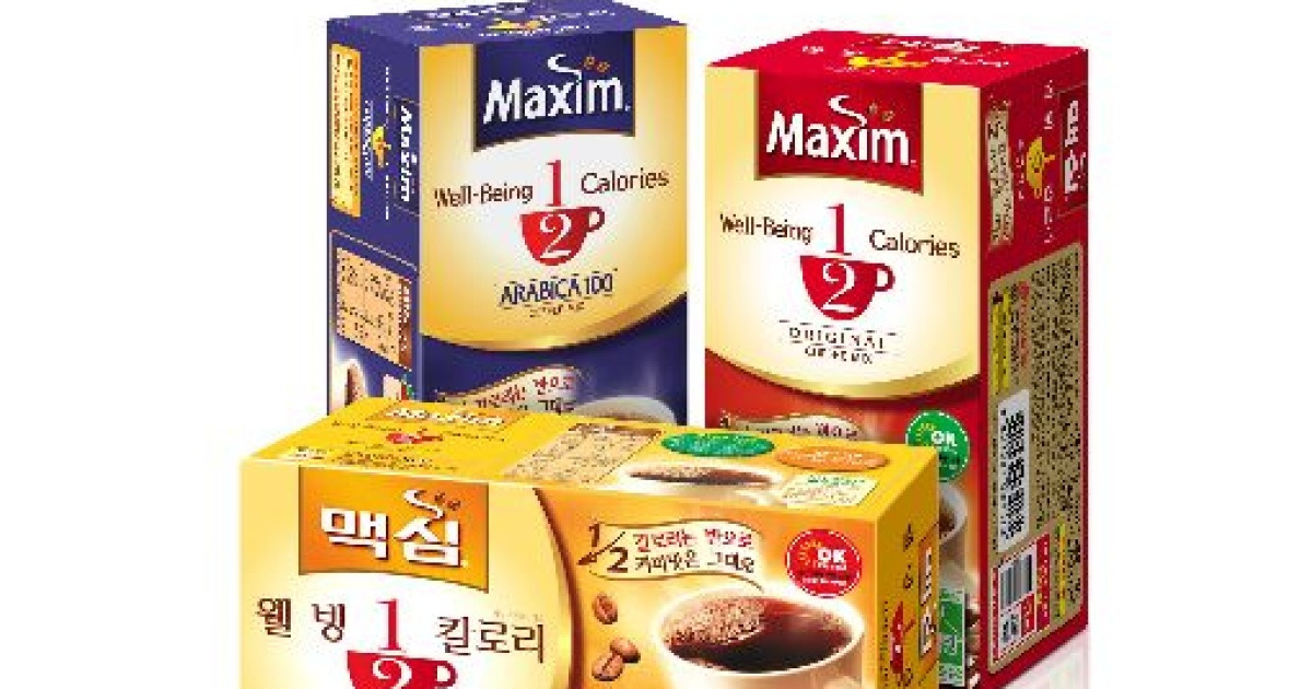 맥심웰빙1/2칼로리모카골드마일드커피믹스186g 썸네일 2