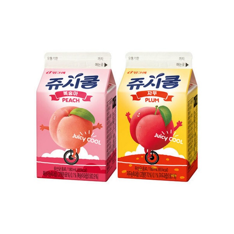 쥬시쿨 자두맛 180ML 썸네일 2