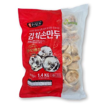 올그루 김치손만두 1.4kg 썸네일 2