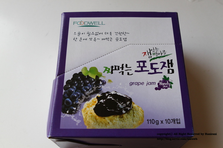 주/푸드웰 푸드웰 짜먹는 포도잼 260g 썸네일 2