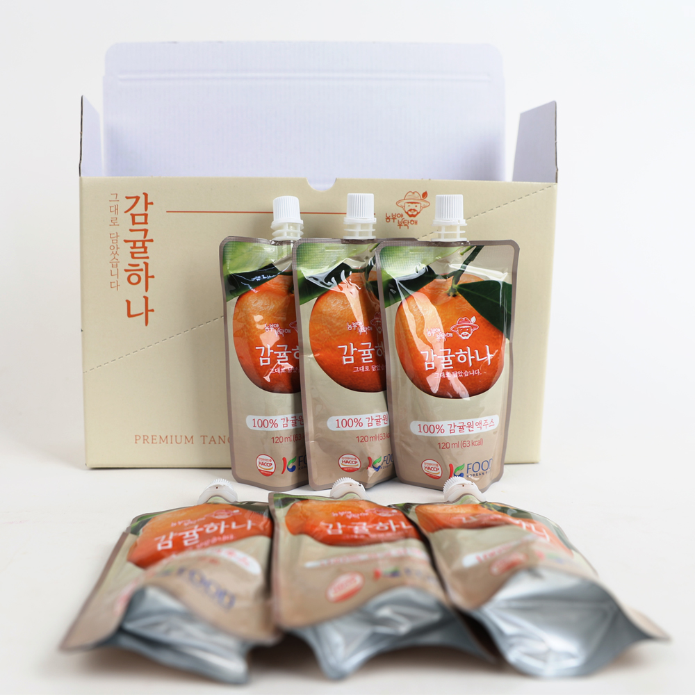 영농조합법인제주친환경 제주향기감귤 10팩 120ml 썸네일 3