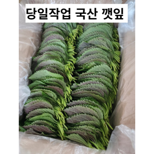 이츠웰된장깻잎(국내산,1kg) 썸네일 2