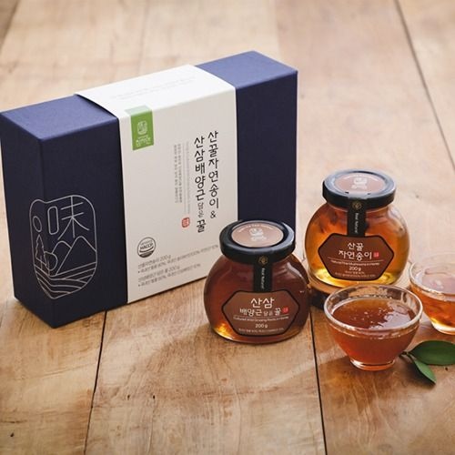 산꿀자연송이 250g(유리병) 썸네일 2