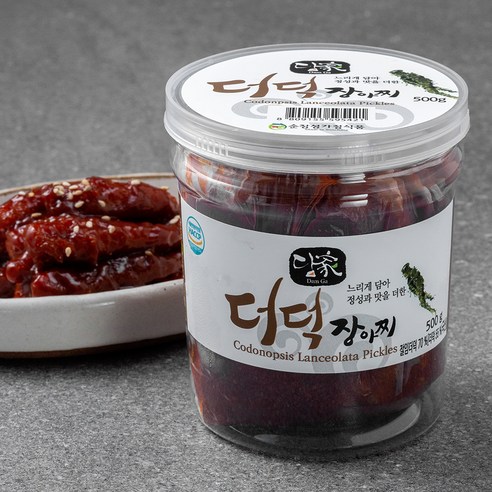 양희전통식품영농조합법인 네자매건강밥상더덕장아찌 500g 썸네일 2