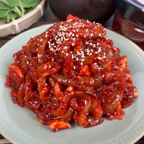 오징어무침젓 오징어70% 500G 썸네일 2