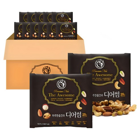 애드웰스 하루한줌견과 25G x 1EA 썸네일 2