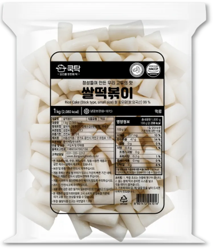동성쌀떡볶이 쌀94.5% 600G 썸네일 3