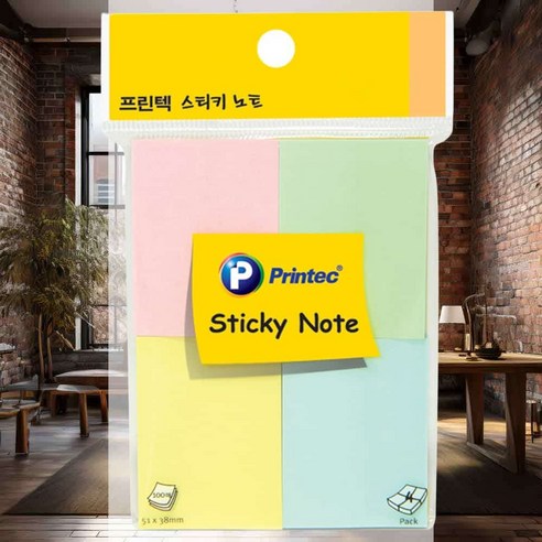스티키노트 102x76 파스텔 연두 썸네일 3