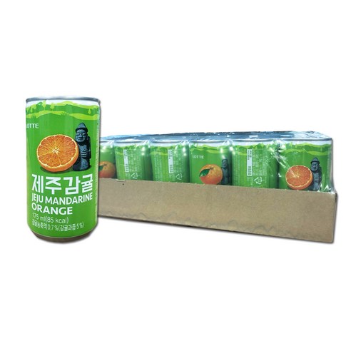 롯데쌕쌕제주감귤180㎖캔 썸네일 3