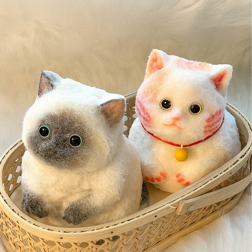 고양이 스퀴시 베게 썸네일 2