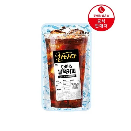 롯데칠성음료(주) 칸타타 원두커피 싱글백 아메리카노 4G x 10EA 썸네일 3
