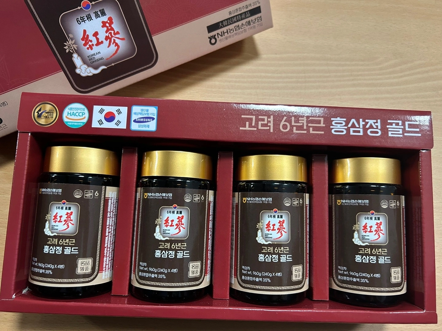 고려홍삼정과골드800g(6년근)지함 썸네일 2