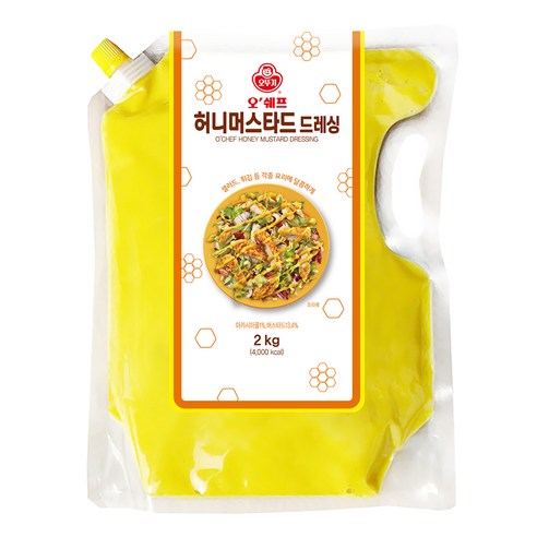 (주)예우당에프에스 허니머스타드드레싱소스 2kg 썸네일 2